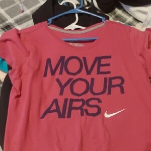 Nike Kids Pink 'Move Your Airs' T-Shirt
